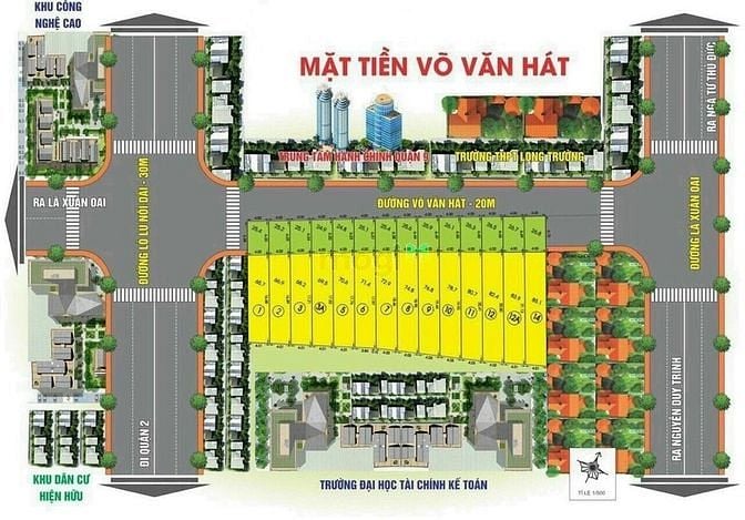 Hình ảnh Bán đất Mặt Tiền Võ Văn Hát , Long Trường ,Q9 - Dt: 92m2 giá 6 tỷ 900