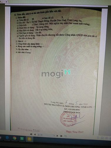 Hình ảnh Bán mảnh đất gán nợ.1 triệu/ mét
