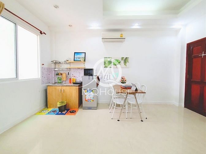 Hình ảnh Căn Hộ Dịch Vụ Full Nội Thất Máy Giặt Riêng Bancol