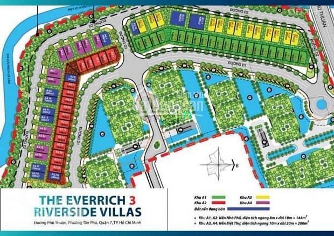 Hình ảnh Thanh lý nhanh nền đất biệt thự khu A1 - KDC EverRich 3 Phú Thuận Q7