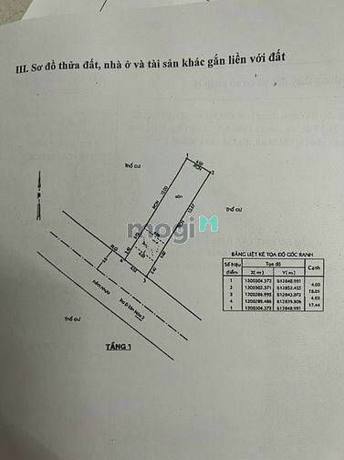 Hình ảnh Bán đất hẻm 11 đường Tân Hòa 2 , Phường Hiệp Phú , Quận 9 - Hướng TN