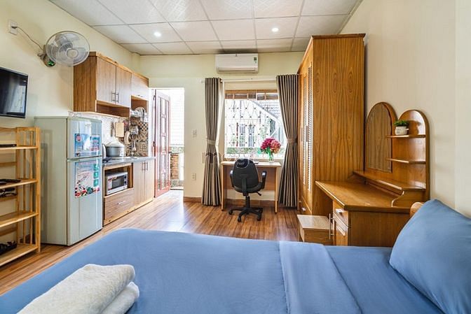 Hình ảnh Căn Hộ Studio xinh xắn có bancol giá lại mềm