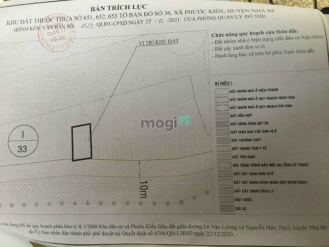 Hình ảnh - Bán 260m2 đất hẻm 1243 lê v lương , phước kiểng, nhà bè.