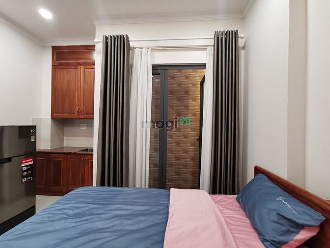 Hình ảnh Studio có bếp ban công đủ nội thất
