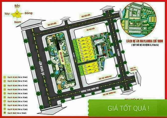 Hình ảnh Bán đất thổ cư hẻm 65 đường Tăng Nhơn Phú , P.Phước Long B , Quận 9