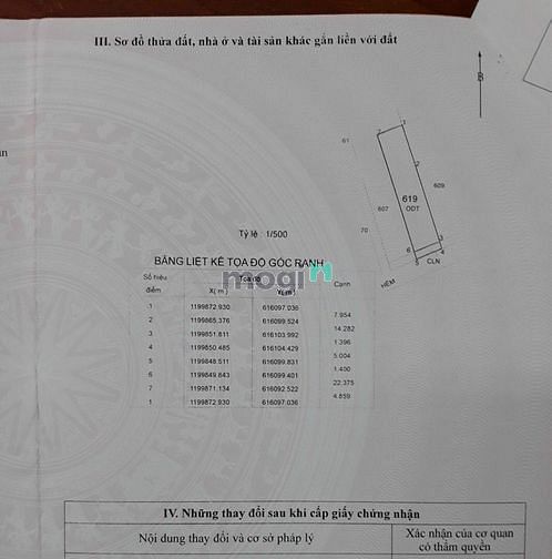 Hình ảnh Bán đất ngang 5x23m /115m2 thổ cư hẻm 61 Đường Hàng Tre _ Quận 9