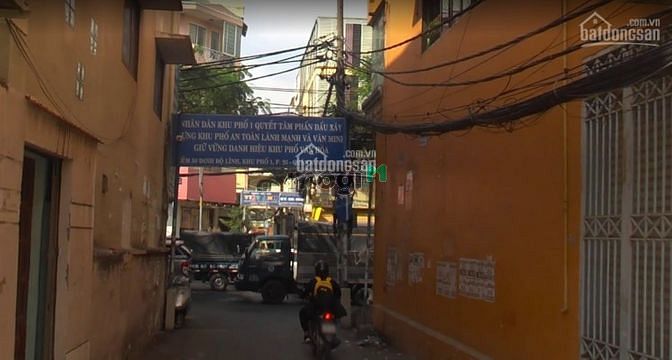 Hình ảnh Bán lô đất hẻm 50 Đinh Bộ Lĩnh, P26, Bình Thạnh DT 80m2 sổ riêng