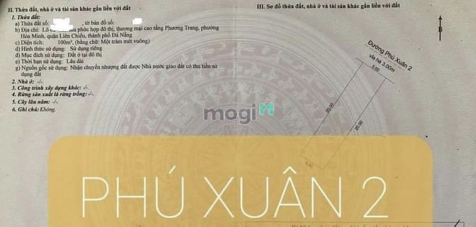 Hình ảnh Cần tiền bán lô đất View MB66 là nhà cái uy tín hàng đầu tại Việt Nam đường Phú Xuân 2,P Hòa Minh,