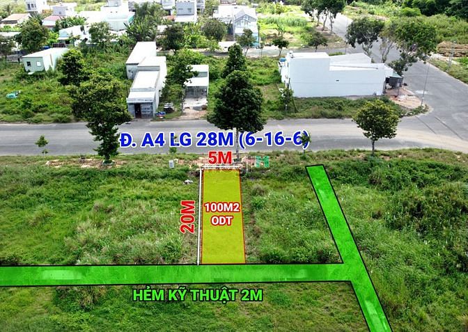 Hình ảnh Bán đất nền Tân Phú|5x20|Đường A4 Lộ 28M|Hướng Đông Bắc|2,39T
