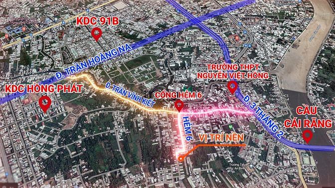 Hình ảnh Bán đất nền thổ cư Ninh Kiều|8x25M|Hẻm 6 Trần Vĩnh Kiết|Lộ ôtô 4M|