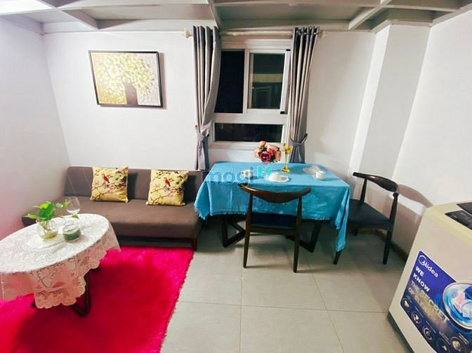Hình ảnh Duplex studio full nội thất cửa sổ ban công thoáng mát Lý Phục Man