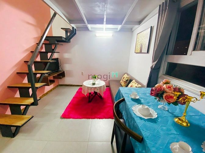 Hình ảnh Duplex studio full nội thất cửa sổ ban công thoáng mát Lý Phục Man