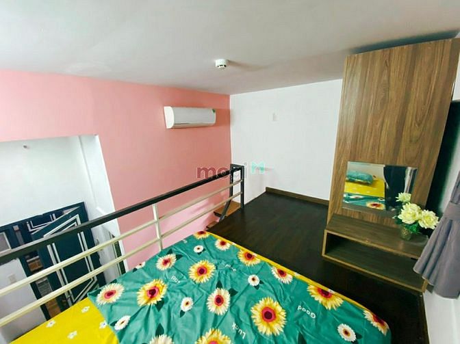 Hình ảnh Duplex studio full nội thất cửa sổ ban công thoáng mát Lý Phục Man