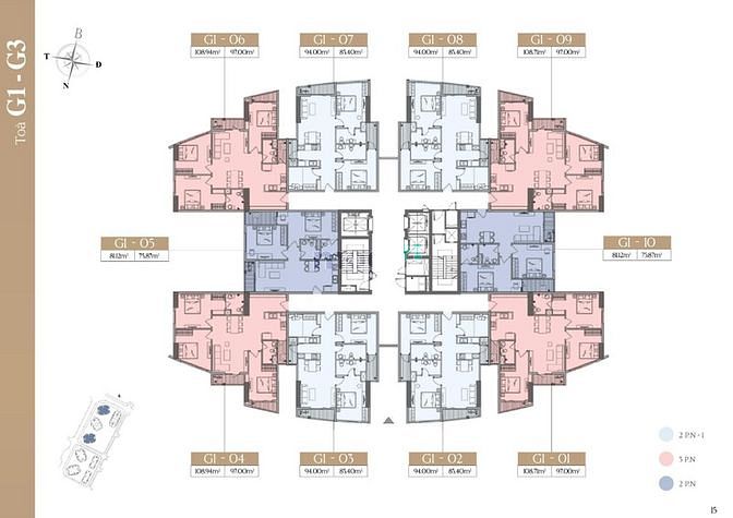 Hình ảnh 3 Phòng ngủ Le Grand Jardin view VinHome, 84m2, giá chỉ từ 33tr/m2
