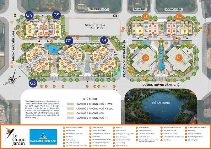 Hình ảnh 3 Phòng ngủ Le Grand Jardin view VinHome, 84m2, giá chỉ từ 33tr/m2