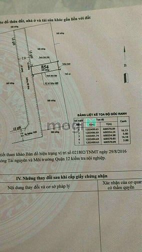 Hình ảnh Mua bán đất Quận 12 – Bán đất Phường Thạnh Xuân, Quận 12 - TX25