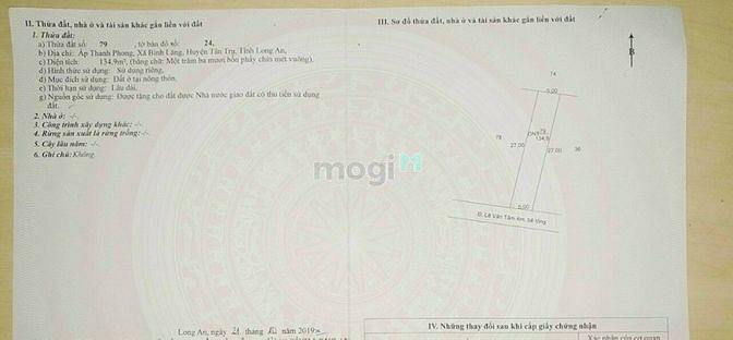 Hình ảnh Đất Nền 5x27 Đường Bê Tông 4m nền Sẵn Đẹp