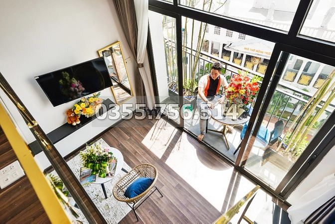 Hình ảnh (Đúng hình, Đúng giá) CĂN HỘ DỊCH VỤ GÁC LỬNG ĐẸP, BAN CÔNG