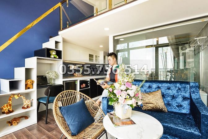 Hình ảnh (Đúng hình, Đúng giá) CĂN HỘ DỊCH VỤ GÁC LỬNG ĐẸP, BAN CÔNG