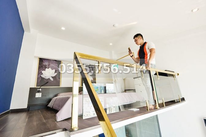 Hình ảnh (Đúng hình, Đúng giá) CĂN HỘ DỊCH VỤ GÁC LỬNG ĐẸP, BAN CÔNG