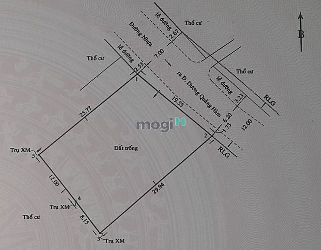 Hình ảnh Bán lô đất thổ cư 547m2 hẻm nhựa 12m DQH giá 60 tỷ