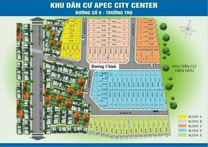 Hình ảnh Bán gấp 71m đất KDC 63 đường số 9 giao Đăng Văn Bi trường Thọ, giá tốt