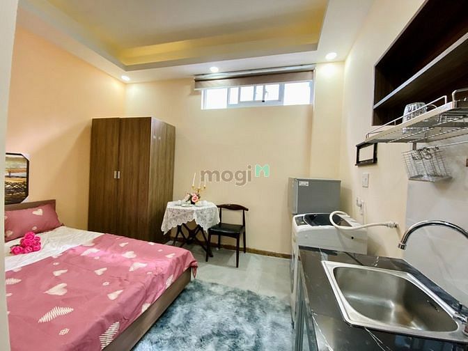Hình ảnh Mb6623 nạp rút nhanh chóng studio giá rẻ có máy giặt riêng, sạch sẽ, 25m2 ở lý phục man Q7