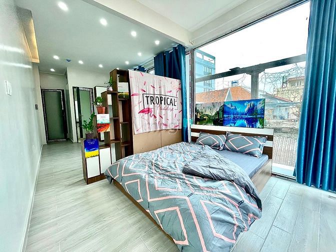 Hình ảnh CHDV cửa sổ lớn full NT có bếp riêng Lê Quang Định