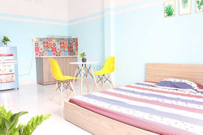 Hình ảnh Trang Chủ MB66.COM / Đăng Ký Tặng 66K Studio Bạch Đằng_ full nội thất_ban công_ngay sân bay_Hồng Hà