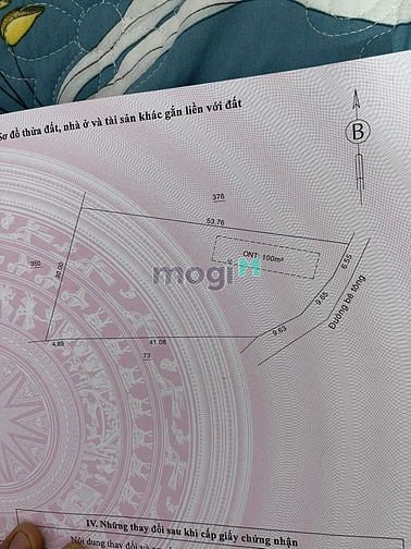 Hình ảnh Đất nền gần Thị trấn Bù Đốp Bình Phước 26x53x100tc chỉ 38tr/m ngang