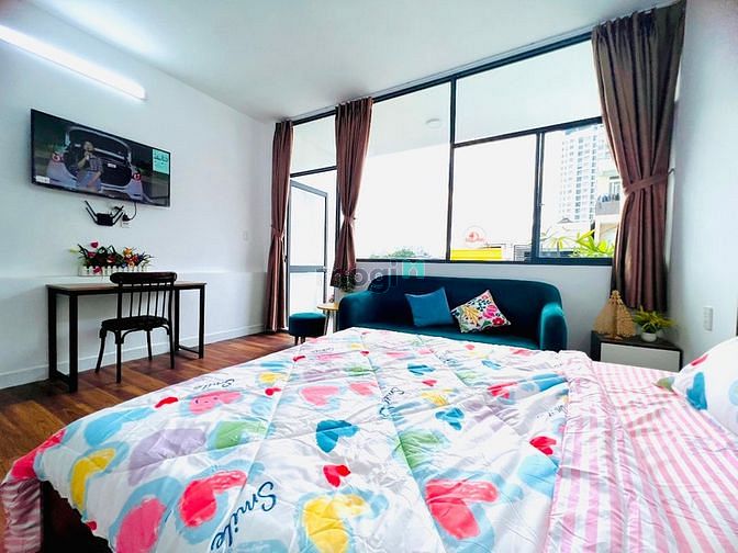 Hình ảnh Căn Hộ 1PN - Studio FullNT Ban Công Nhà Mới Thoáng Mát Decor Xinh Xắn