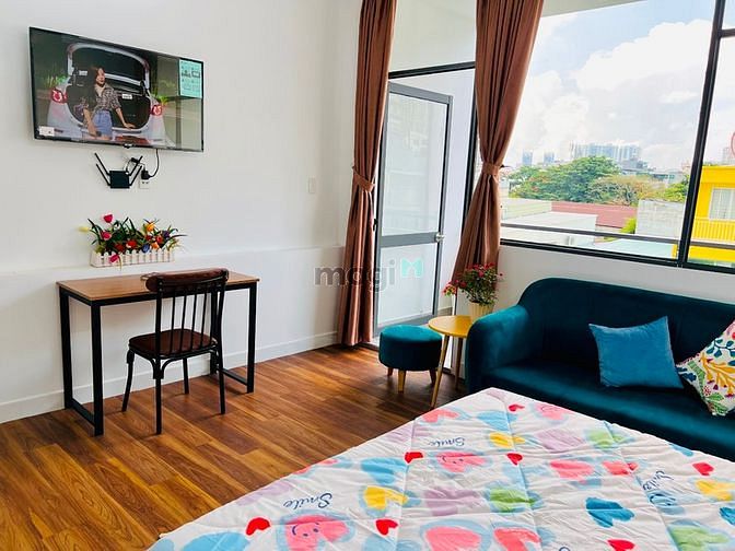 Hình ảnh Căn Hộ 1PN - Studio FullNT Ban Công Nhà Mới Thoáng Mát Decor Xinh Xắn