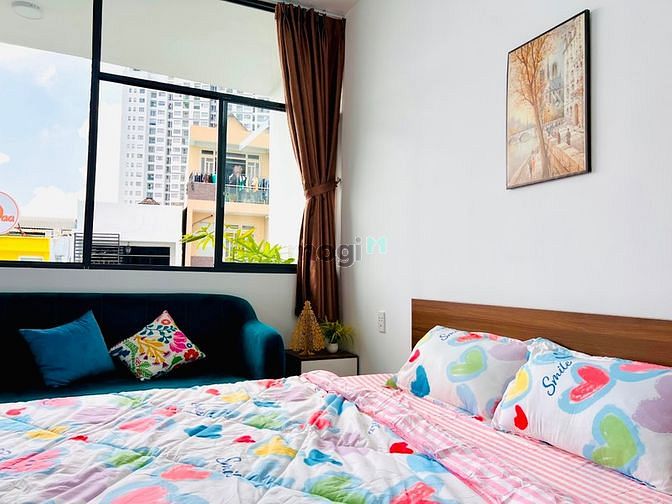 Hình ảnh Căn Hộ 1PN - Studio FullNT Ban Công Nhà Mới Thoáng Mát Decor Xinh Xắn