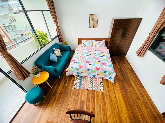Hình ảnh Căn Hộ 1PN - Studio FullNT Ban Công Nhà Mới Thoáng Mát Decor Xinh Xắn