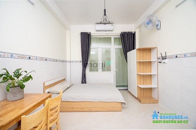 Hình ảnh Cho thuê CHDV_Full nội thất_Bancol sau_Rộng_Thoáng mát