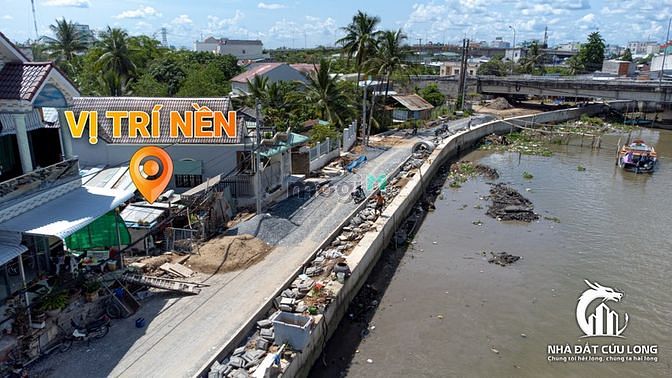 Hình ảnh Bán nền Mặt tiền bờ kè, gần chợ An Bình, chợ nổi Cái Răng|5,3x25,9M2|