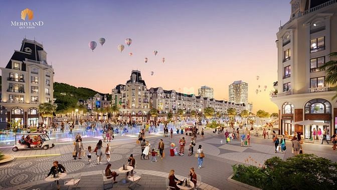 Hình ảnh Bizhouse Canal District tại MerryLand Quy Nhơn - Cam kết lợi nhuận 24%