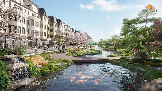Hình ảnh Bizhouse Canal District tại MerryLand Quy Nhơn - Cam kết lợi nhuận 24%