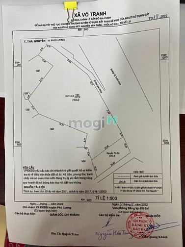 Hình ảnh Bán đất mặt đường cao tốc Vô Tranh Phú Lương