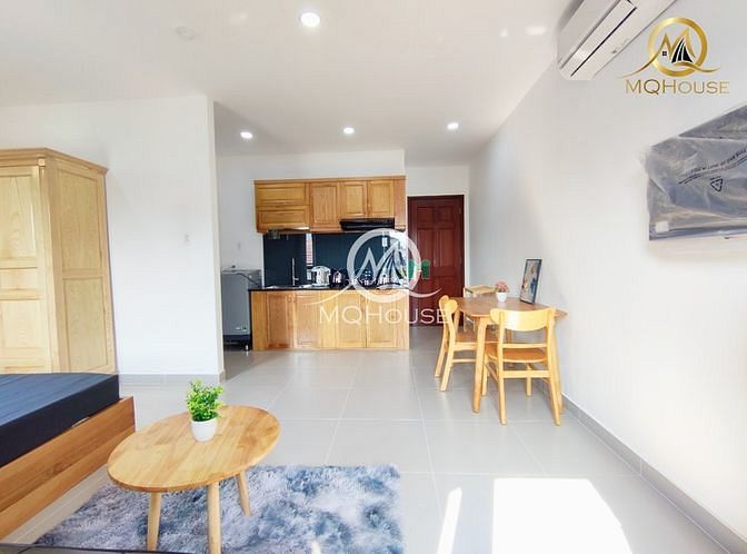 Hình ảnh Căn Hộ Studio Full nội thất bancol máy giặt riêng Ngay Etown Cộng Hòa