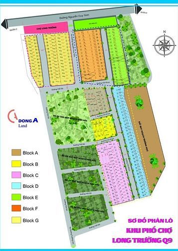 Hình ảnh Bán đất dự án Riocasa chợ Long Trường _ Quận 9 - Hướng Đông Bắc