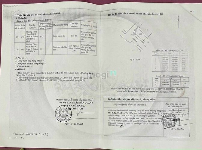 Hình ảnh Bán đất góc 2 mặt tiền hẻm 175 Đường 2 Đình Phong Phú , Quận 9