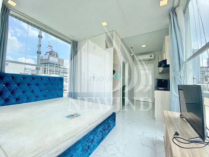 Hình ảnh CHDV Studio ở Q1, Full NT có ban công, gần Chợ Bến Thành, cầu Ông Lãnh