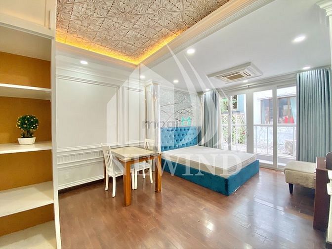 Hình ảnh CHDV Studio ở Q1, Full NT có ban công, gần Chợ Bến Thành, cầu Ông Lãnh