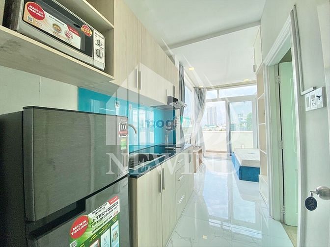Hình ảnh CHDV Studio ở Q1, Full NT có ban công, gần Chợ Bến Thành, cầu Ông Lãnh