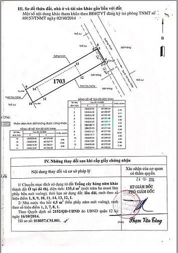 Hình ảnh Quận 12, Đất Mặt tiền Thạnh Xuân 38, KV 6.5x37m DT 239m2, Chỉ 12 tỷ