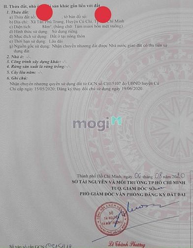 Hình ảnh Cần bán gấp lô đất thổ cư Tân Phú Trung Củ Chi