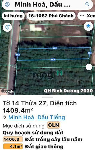 Hình ảnh Bán đất MT ĐT744, Minh Hòa, Dầu Tiếng, DT:15x95, TC100m2, SHR, 3,3 tỷ