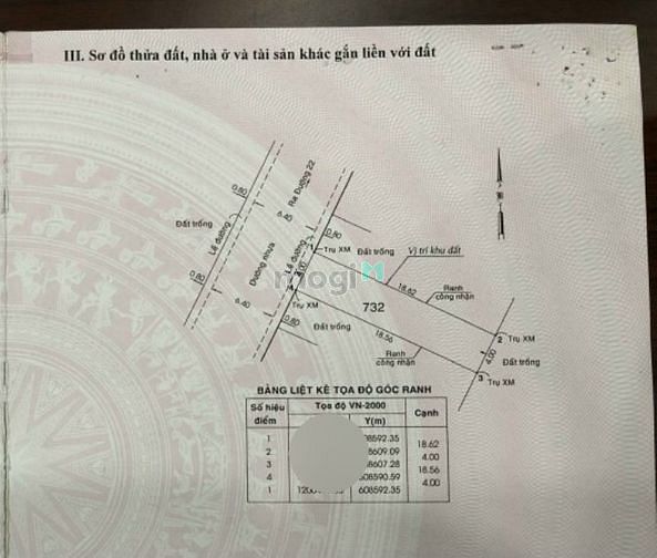 Hình ảnh Đất đẹp 74m2 kdc đồng bộ đường 7m Gần ubnd p.Linh Đông