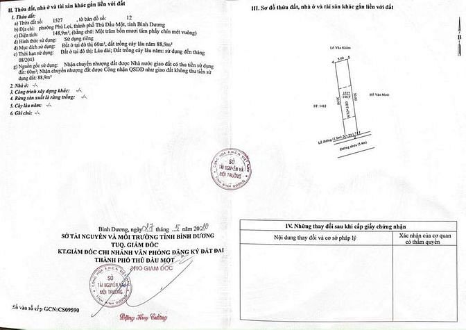 Hình ảnh Bán đất 5x20 sau đại học thủ dầu một, phú hòa